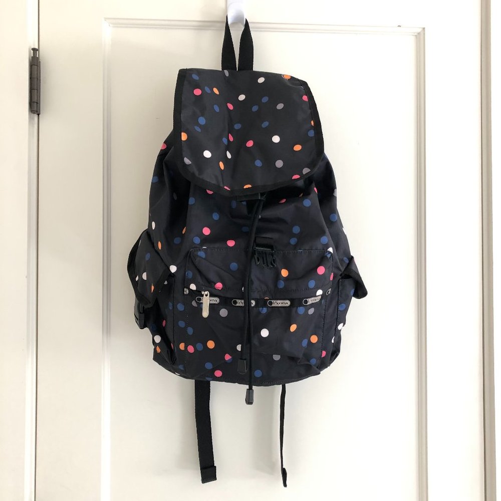 Lesportsac Multicolor polka dot backpack